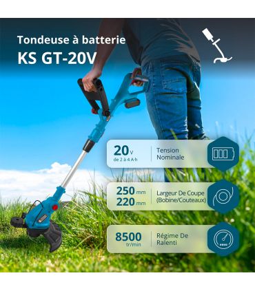 Coupe-bordures à batterie KS GT-20V
