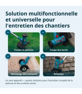 Taille-bordures multifonctions sans fil KS MFT-20V