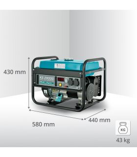 Groupe électrogène à essence/gaz "Könner & Söhnen" KS 2900G