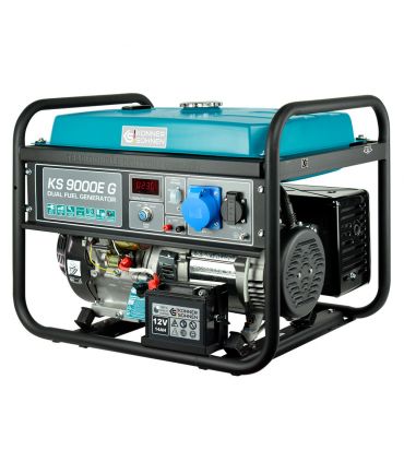 Groupe électrogène à essence/gaz "Könner & Söhnen" KS 9000E G