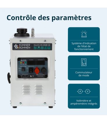 Groupe électrogène de courant continu KS 24VM-DC