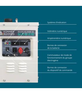 Groupe électrogène de courant continu KS 24VM-DC
