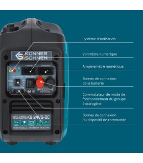 Groupe électrogène de courant continu KS 24VS-DC