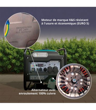 Groupe électrogène onduleur KS 4500i