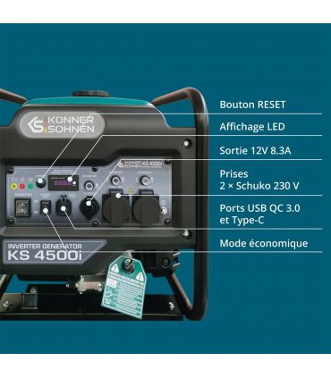 Groupe électrogène onduleur KS 4500i
