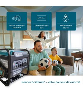Groupe électrogène onduleur KS 4500i