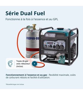 Groupe électrogène Inverter Bi-Carburant KS 4500iG
