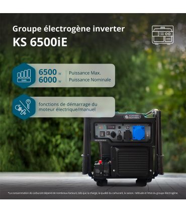 Groupe électrogène inverter KS 6500iE