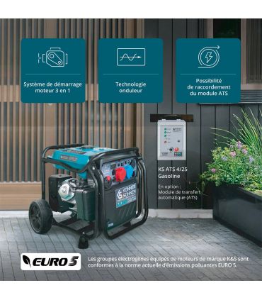 Générateur Inverter KS 8100iE 1/3 ATSR
