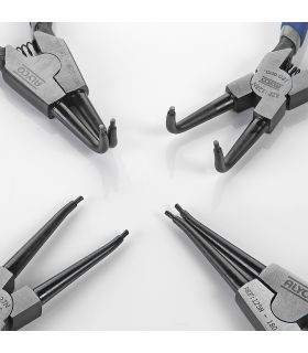 SET DE 4 PINCES SEEGER 180 MM B/PLASTIQUE