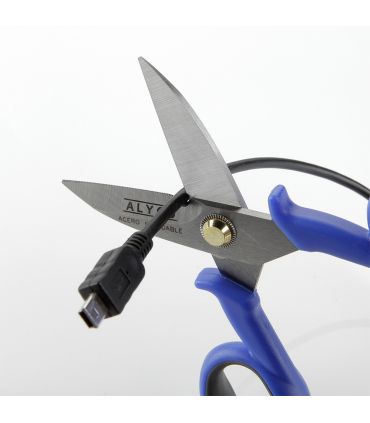 CISEAUX D’ÉLECTRICIEN POLYVALENTS INOXYDABLES ALYCO