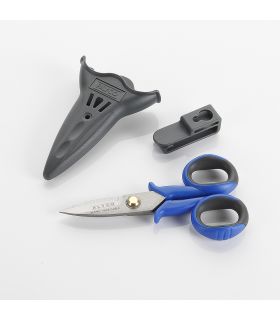 CISEAUX D’ÉLECTRICIEN POLYVALENTS INOXYDABLES AVEC HOUSSE ALYCO