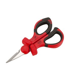 CISEAUX D’ÉLECTRICIEN ISOLÉS VDE 165 MM