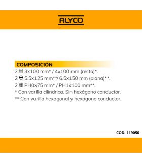 SET DE 6 TOURNEVIS AVEC BOÎTE EN CARTON