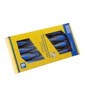 SET DE 8 TOURNEVIS AVEC BOÎTE EN CARTON