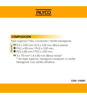 SET DE 8 TOURNEVIS AVEC CARTON