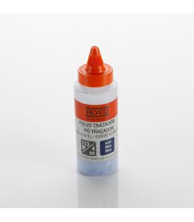 SET DE 3 PCES CORDEAU TRACEUR, BIDON DE POUDRE ET MINI NIVEAU ALYCO ORANGE