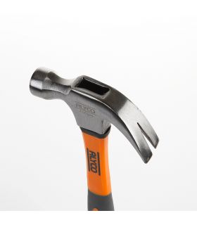 MARTEAU ARRACHE-CLOU COURBÉ AMÉRICAIN 560 G. MANCHE EN FIBRE DE VERRE ALYCO ORANGE