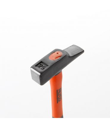 MARTEAU DE CHARPENTIER 20 MM MANCHE EN FIBRE DE VERRE ALYCO ORANGE