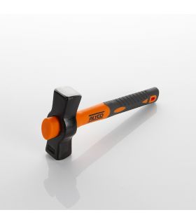 MASSETTE DE MAÇON 1,5 KG MANCHE EN FIBRE DE VERRE ALYCO ORANGE