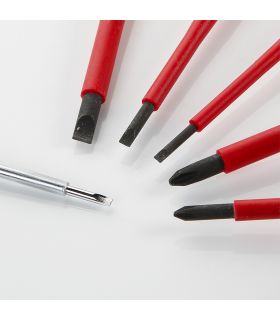 SET DE 6 TOURNEVIS ISOLÉS VDE DANS BOÎTE EN CARTON ALYCO ORANGE