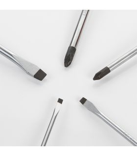 SET DE 5 TOURNEVIS DANS BOÎTE EN CARTON ALYCO ORANGE