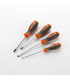 SET DE 4 TOURNEVIS SOUS BLISTER ALYCO ORANGE