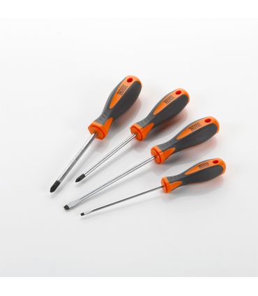 SET DE 4 TOURNEVIS SOUS BLISTER ALYCO ORANGE
