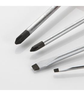 SET DE 4 TOURNEVIS SOUS BLISTER ALYCO ORANGE