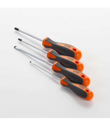 SET DE 4 TOURNEVIS SOUS BLISTER ALYCO ORANGE
