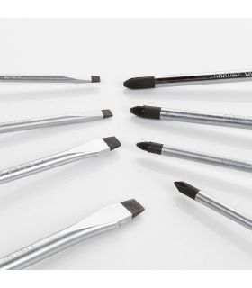 SET DE 8 TOURNEVIS DANS BOÎTE EN CARTON ALYCO ORANGE