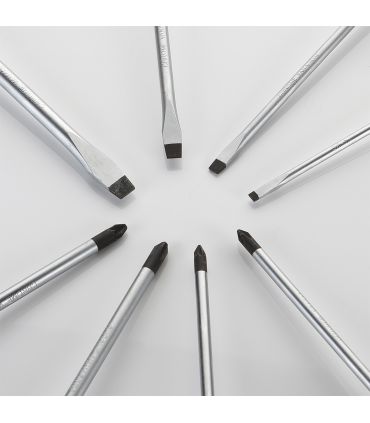 SET DE 8 TOURNEVIS DANS BOÎTE EN CARTON ALYCO ORANGE