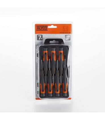 SET DE 7 TOURNEVIS PRÉCISION ALYCO ORANGE