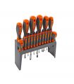 Set Mixte de 18 Tournevis Alyco Orange 170463