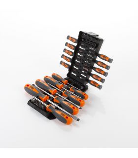 SET MIXTE 44 PCES ALYCO ORANGE TOURNEVIS