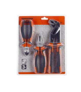 SET 3 PINCES ALYCO ORANGE SOUS BLISTER