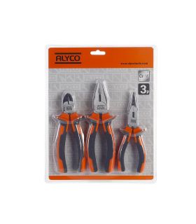 SET 3 PINCES ALYCO ORANGE SOUS BLISTER