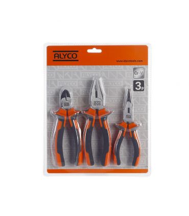 SET 3 PINCES ALYCO ORANGE SOUS BLISTER