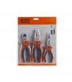 Set de 3 Pinces Professionnelles Alyco Orange 170528