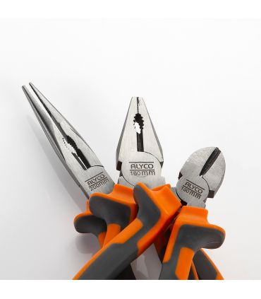 SET 3 PINCES ALYCO ORANGE SOUS BLISTER