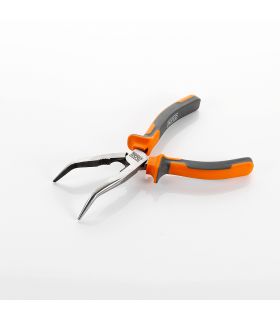 PINCE À MÂCHOIRES SEMI-RONDES INCURVÉES AVEC TRANCHANT 200 MM ALYCO ORANGE