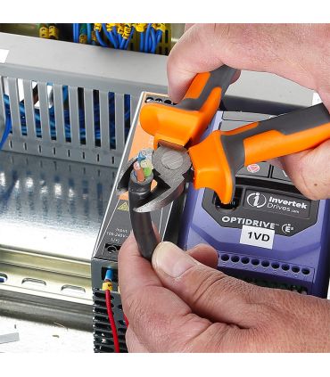 PINCE COUPE DIAGONALE ALYCO ORANGE 130 MM