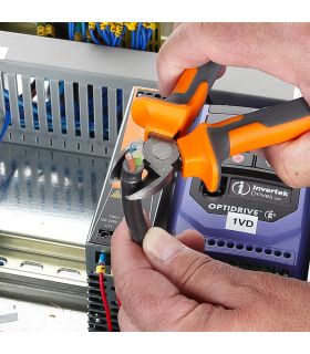 PINCE COUPE DIAGONALE ALYCO ORANGE 200 MM