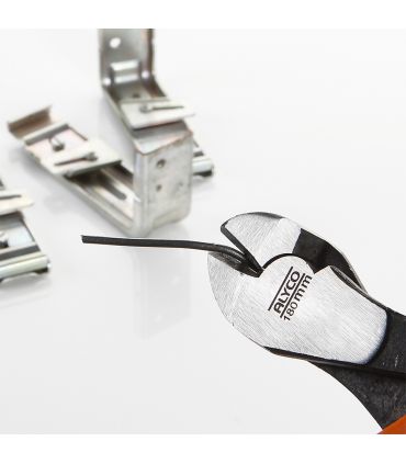 PINCE COUPE DIAGONALE RENFORC ALYCO ORANGE 180 MM
