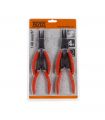 Set 4 Pinces Seeger 140 Mm Blister Alyco Orange Alyco 170582