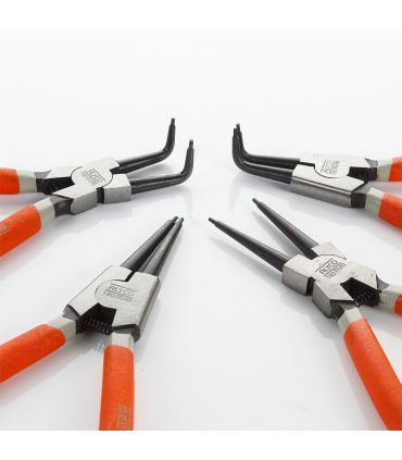SET 4 PINCES SEEGER 140 MM BLISTER ALYCO ORANGE