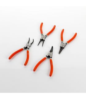SET 4 PINCES SEEGER ALYCO ORANGE 180 MM BLISTER