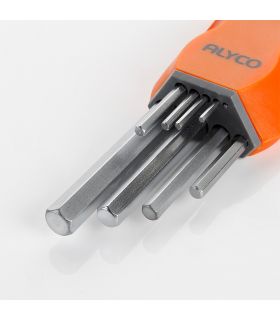 SET 9 CLÉS ALLEN ALYCO ORANGE SUPPORT PLASTIQUE