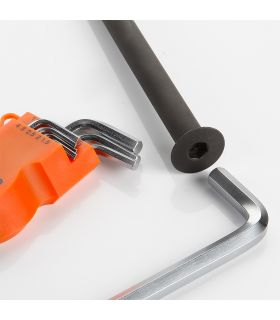 SET 9 CLÉS ALLEN ALYCO ORANGE SUPPORT PLASTIQUE