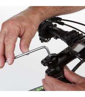 SET DE 9 CLÉS TORX INVIOLABLES AVEC SUPPORT PLASTIQUE ALYCO ORANGE